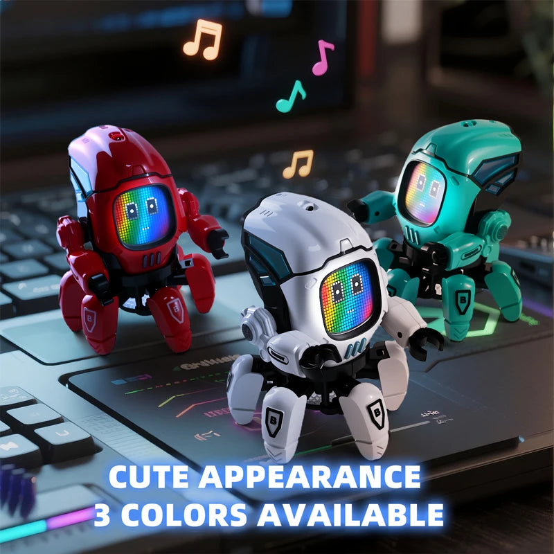 Dance Music 6 Claws Robot Octopus Spider Ducks Robots Vehicle Birthday Gift Toys for Children Kids Early Education Baby Toy